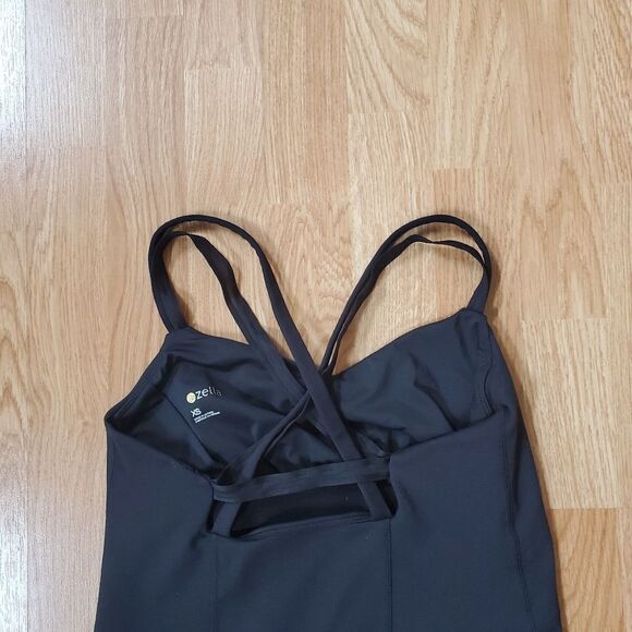 ZELLA | 'Bringing Strappy Back' Sports Bra Tank - size XS in Black - Picture 7 of 10